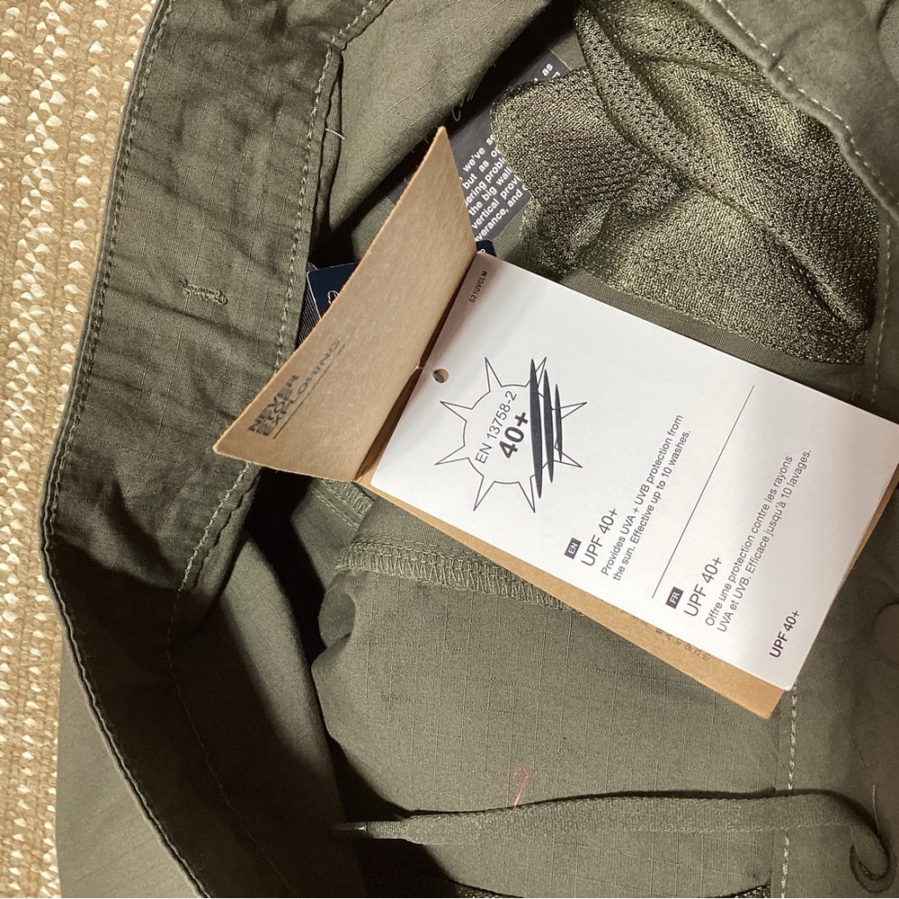 NWT The North Face Women’s Taupe Green UPF 40 Pants - Picture 8 of 12